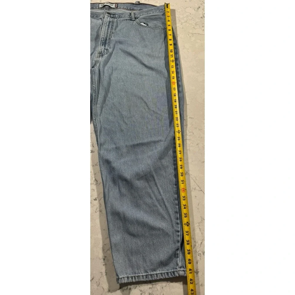 VTG Y2K Levi's 560 Jeans Mens 42x30 Blue Light Wash Comfort Fit Tapered Leg